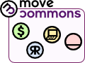 Move Commons Com fins lucrativos, Reproduzível, Promove o Commons Digital, Organização não-hierárquica